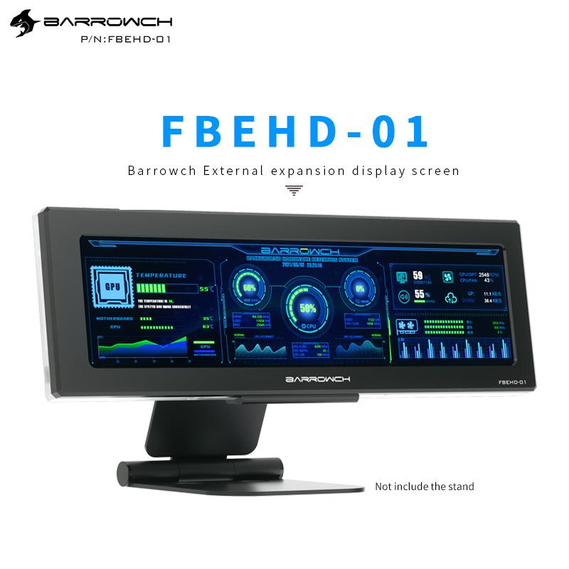 Barrowch PCモニタリングディスプレイ シルバー FBEHD-01 - PC周辺機器