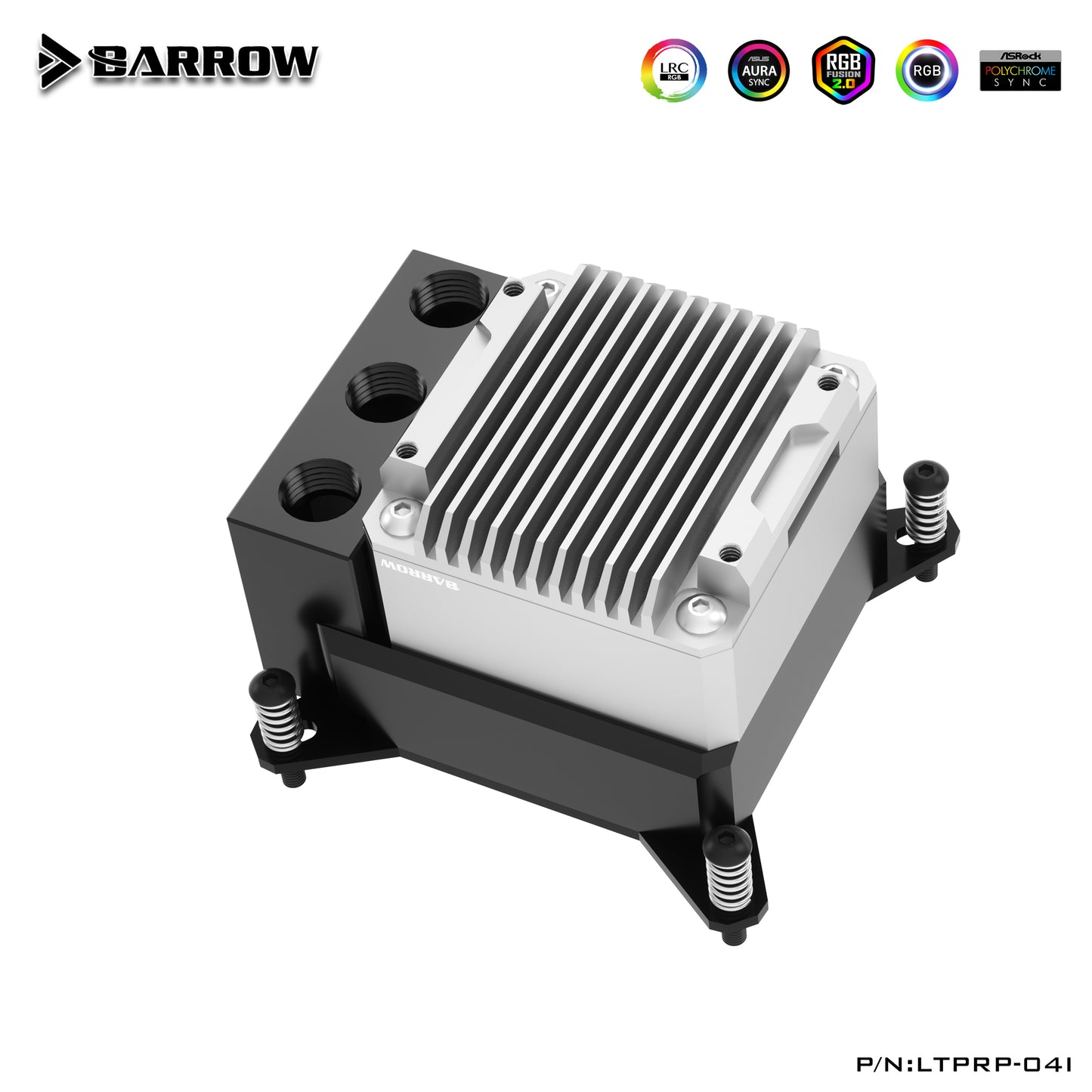 Barrow CPU Block-Pump Combo, 17W PWM/10W Intelligent AIO Block-Pump Three In One 5v A-RGB OLED Screen Metal Cooling Cover, LTPRK-04I FBLTPRK-04I LTPRKA-04 FBLTPRKA-04 LTPRK-04I M LTPRPA-04 M LTPRP-04IS LTPRPA-04