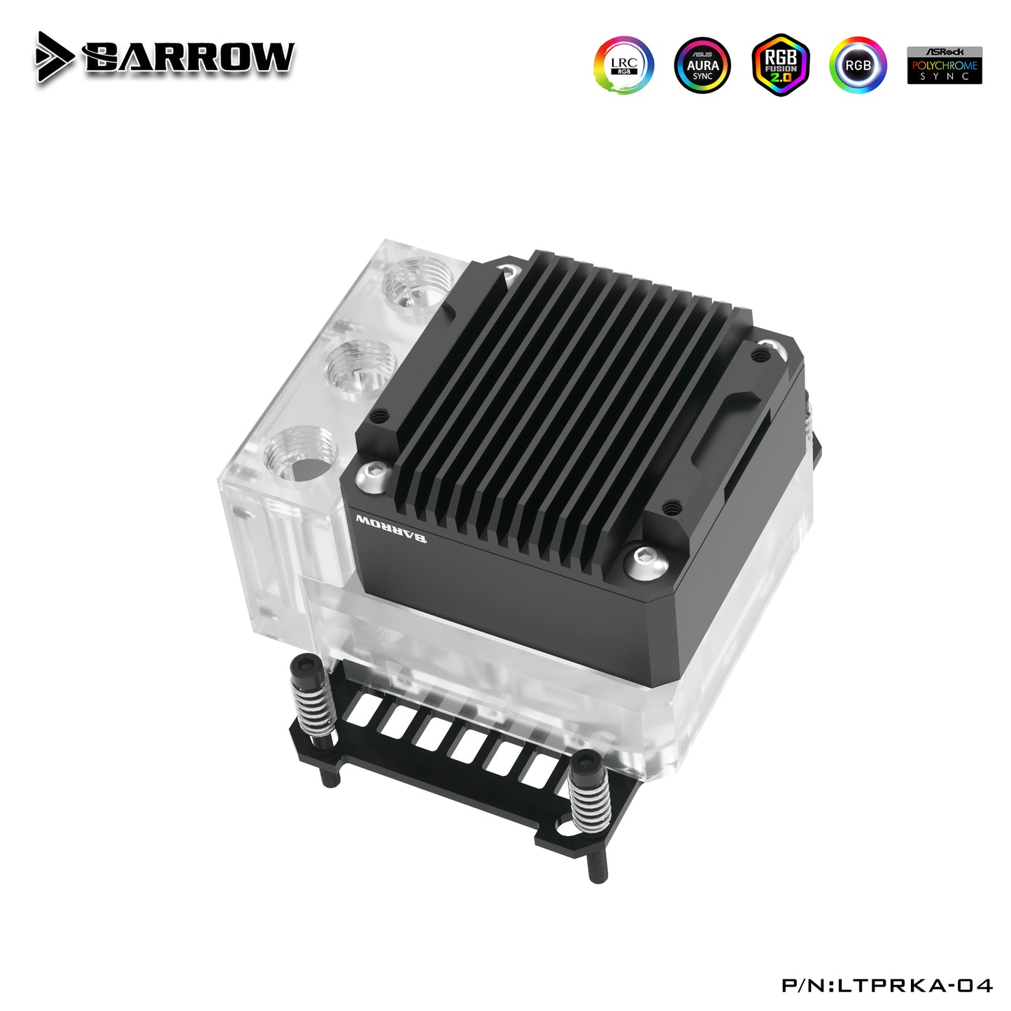 Barrow CPU Block-Pump Combo, 17W PWM/10W Intelligent AIO Block-Pump Three In One 5v A-RGB OLED Screen Metal Cooling Cover, LTPRK-04I FBLTPRK-04I LTPRKA-04 FBLTPRKA-04 LTPRK-04I M LTPRPA-04 M LTPRP-04IS LTPRPA-04