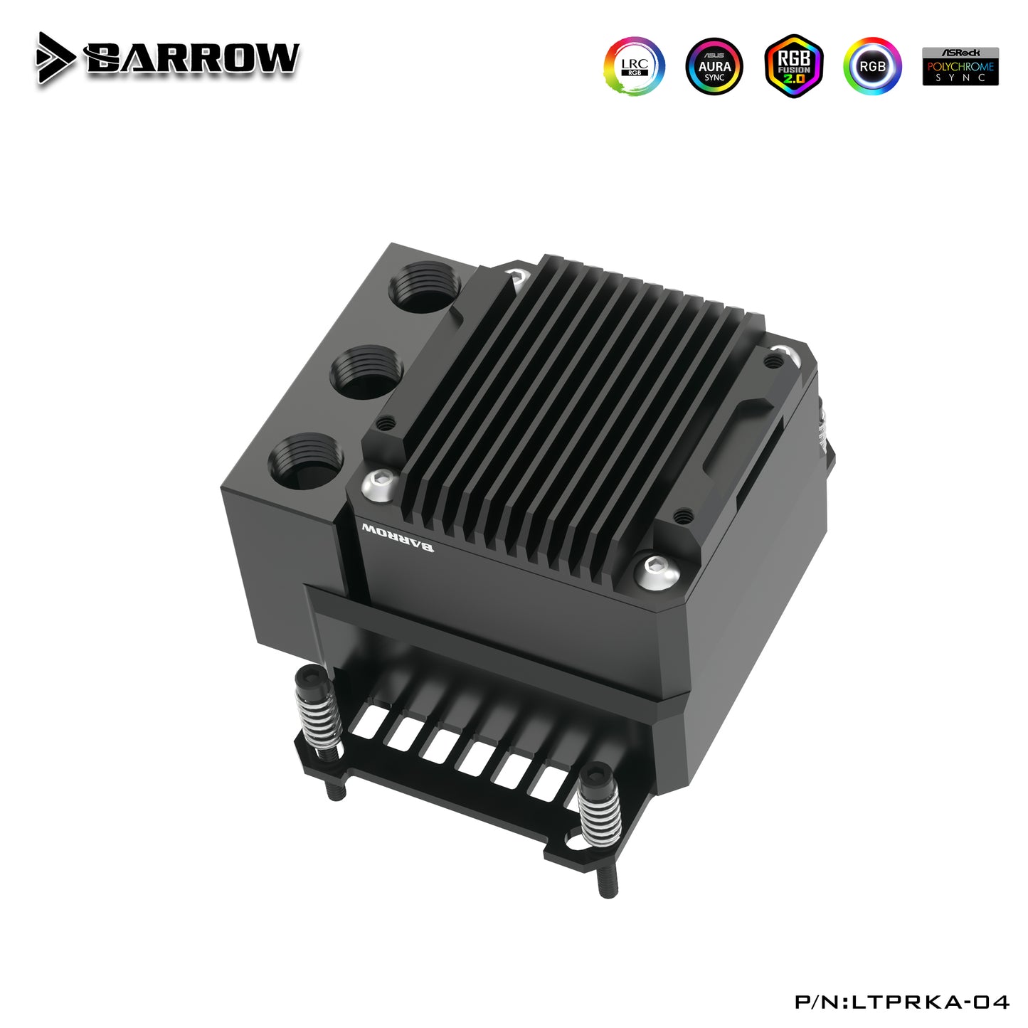 Barrow CPU Block-Pump Combo, 17W PWM/10W Intelligent AIO Block-Pump Three In One 5v A-RGB OLED Screen Metal Cooling Cover, LTPRK-04I FBLTPRK-04I LTPRKA-04 FBLTPRKA-04 LTPRK-04I M LTPRPA-04 M LTPRP-04IS LTPRPA-04