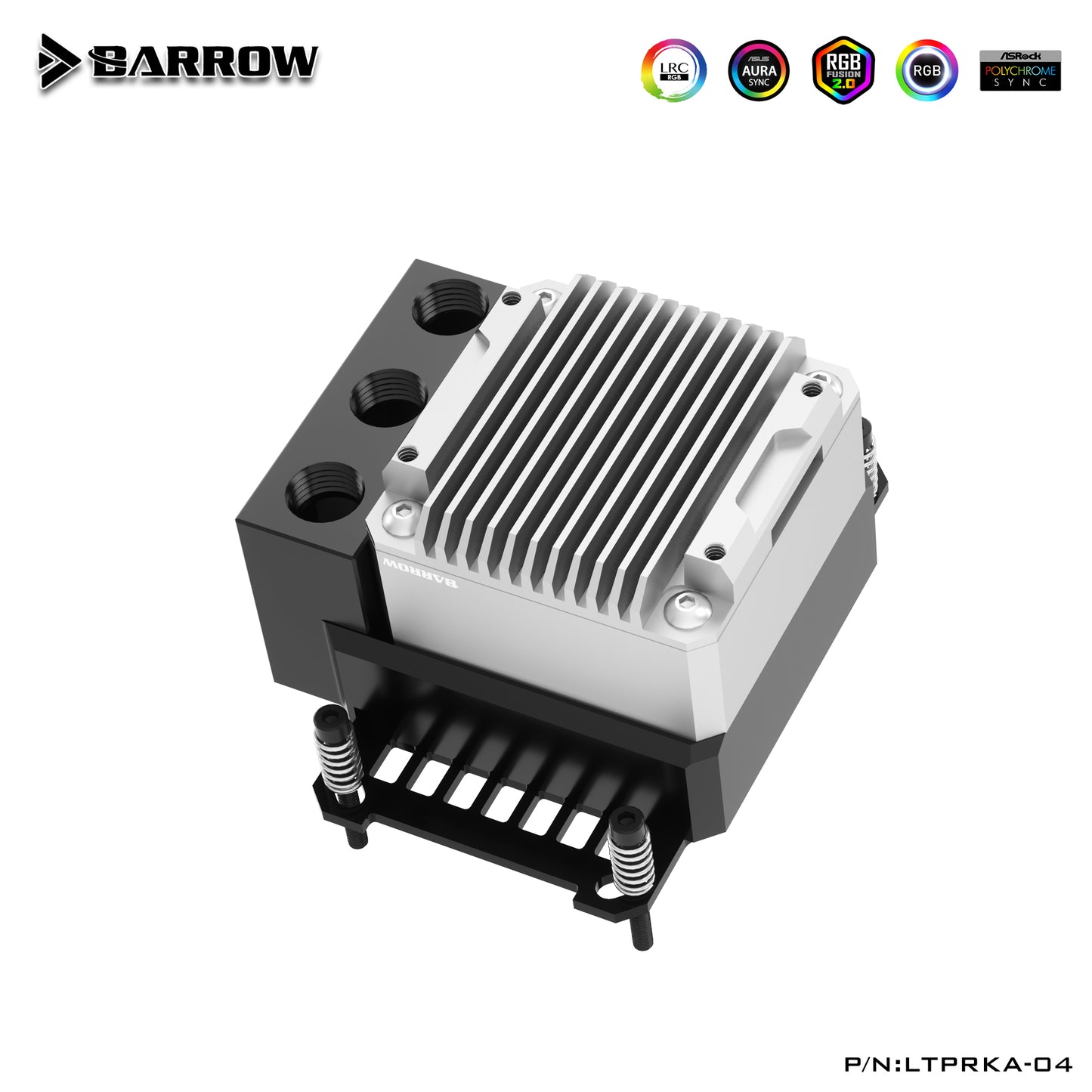 Barrow CPU Block-Pump Combo, 17W PWM/10W Intelligent AIO Block-Pump Three In One 5v A-RGB OLED Screen Metal Cooling Cover, LTPRK-04I FBLTPRK-04I LTPRKA-04 FBLTPRKA-04 LTPRK-04I M LTPRPA-04 M LTPRP-04IS LTPRPA-04