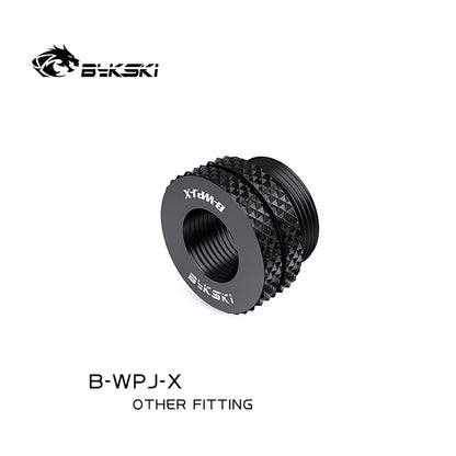 Bykski Boutique Diamond Pattern , G1/4'' Crossing Connector, For Water Inlet From Case Top-cover/Complex Waterway, B-WPJ-X