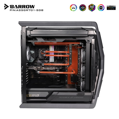 Barrow Waterway Boards, For Asus Genesis GR701 Chassis Case, For Water Cooling Loop Building, ASSGR701-SDB