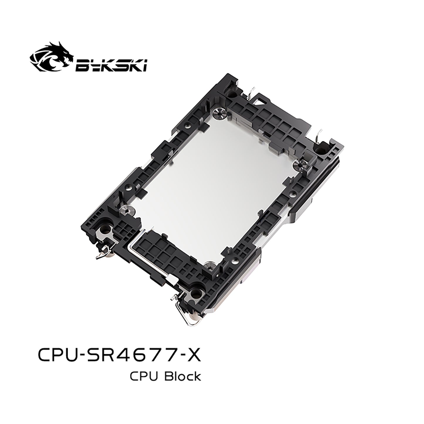 Bykski CPU block for Intel LGA4677 Server, AI Cloud Server, Water Cooling Cooler CPU-SR4677-X