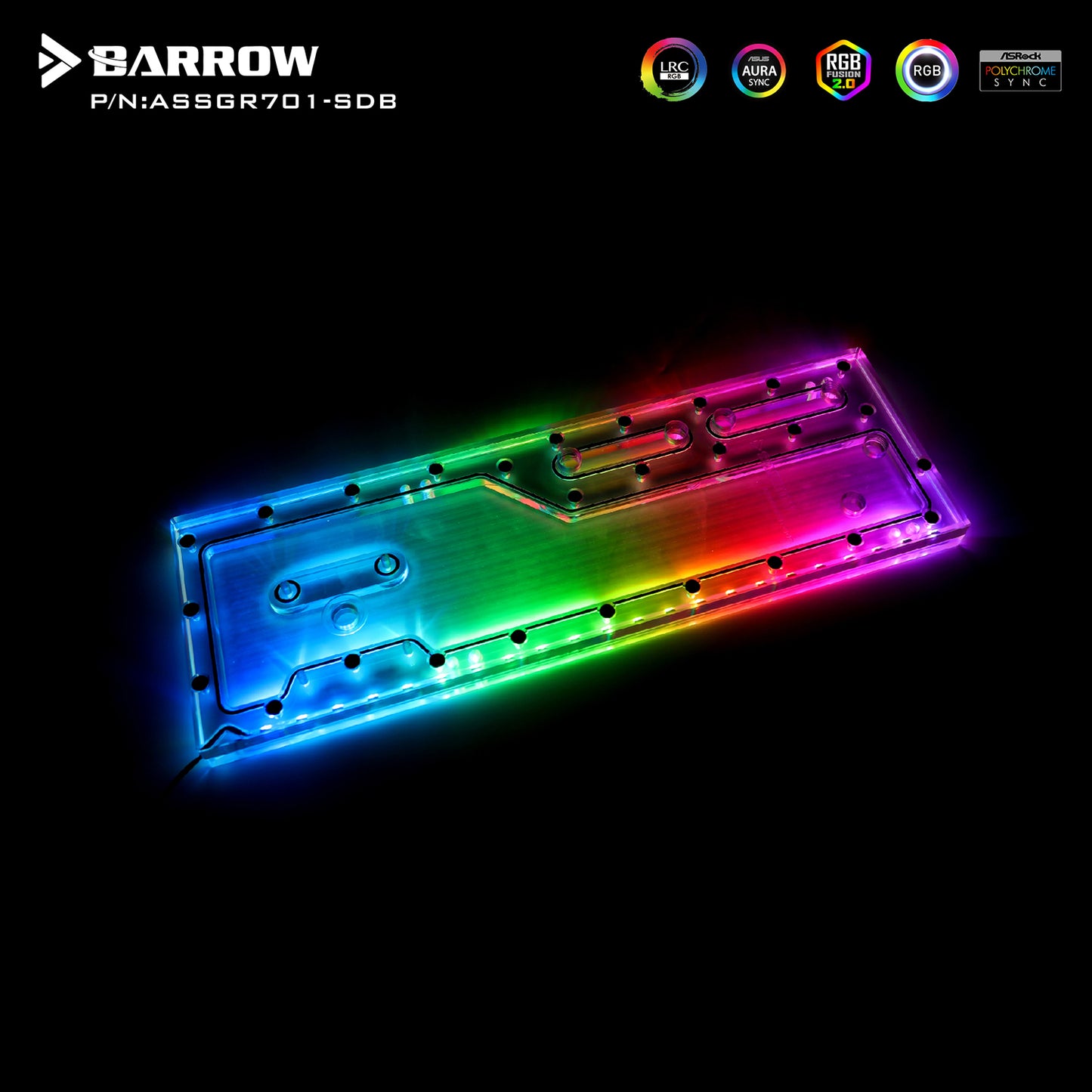 Barrow Waterway Boards, For Asus Genesis GR701 Chassis Case, For Water Cooling Loop Building, ASSGR701-SDB