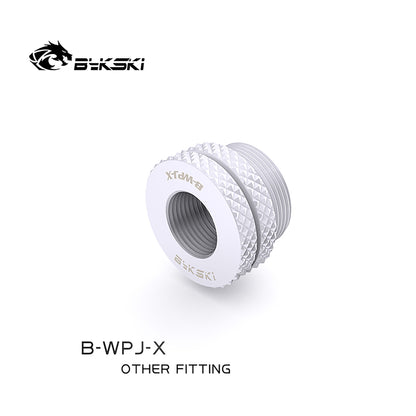 Bykski Boutique Diamond Pattern , G1/4'' Crossing Connector, For Water Inlet From Case Top-cover/Complex Waterway, B-WPJ-X