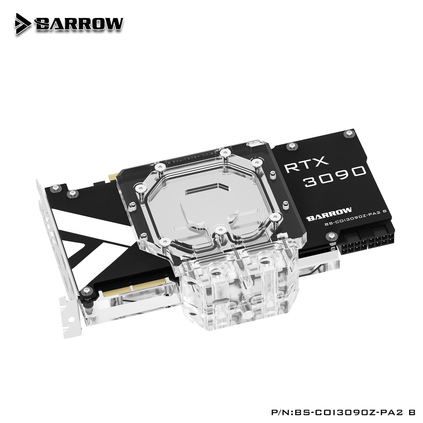 Barrow 3090 3080 GPU Water Block For Colorful BATTLEAX 3090/3080, Full Cover 5v ARGB GPU Cooler, BS-COI3090Z-PA2