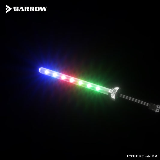 Barrow LRC2.0(5v 3pin) LED Reserovir Lighting Strips, Glass/Matte Switchable Multiple Colors, FDTLA V2