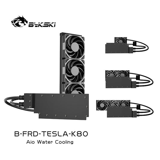 Bykski All-in-one GPU water cooling, For Leadtek TESLA K80M, Water Cooling System Liquid Cooler,120 240 360 Radiator, B-FRD-TESLA-K80