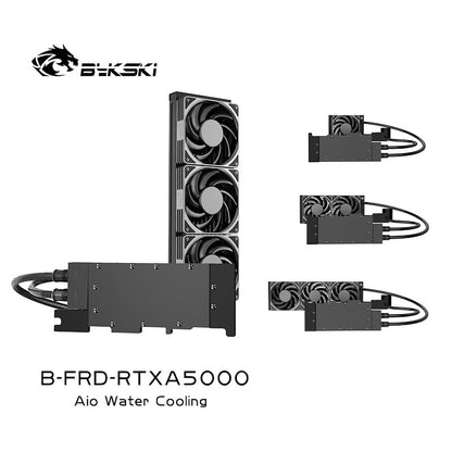 Bykski All-in-one GPU water cooling, For NVIDIA A5000, Water Cooling System Liquid Cooler,120 240 360 Radiator, B-FRD-RTXA5000