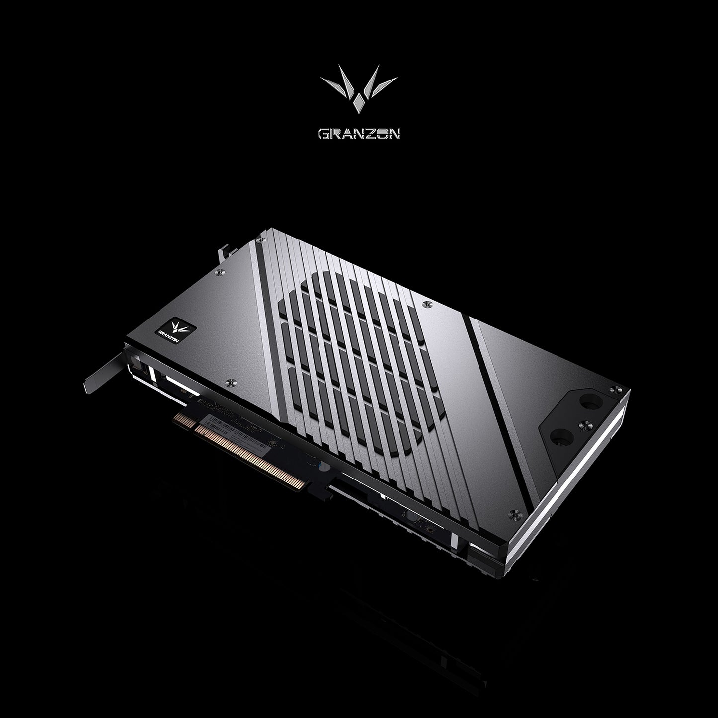 Granzon Full Armor GPU Block For PNY GeForce RTX 4080 16GB, Full Coverage Full Wrap Cooling Armor, Bykski Premium Sub-Brand High Quality Series GPU Water Cooling Cooler, GBN-PNY4080VERTO