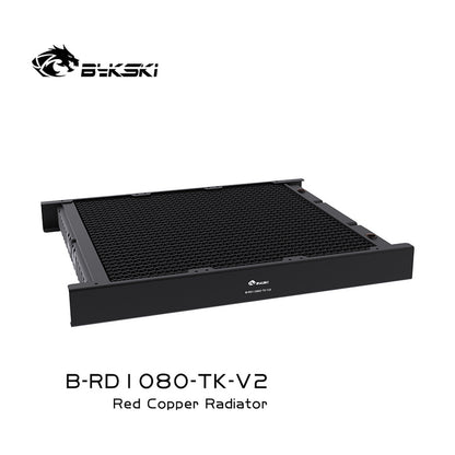 Bykski 1080 Copper Radiator High-performance Heat Dissipation 46mm Thickness for 12cm Fan Cooler, B-RD1080-TK-V2