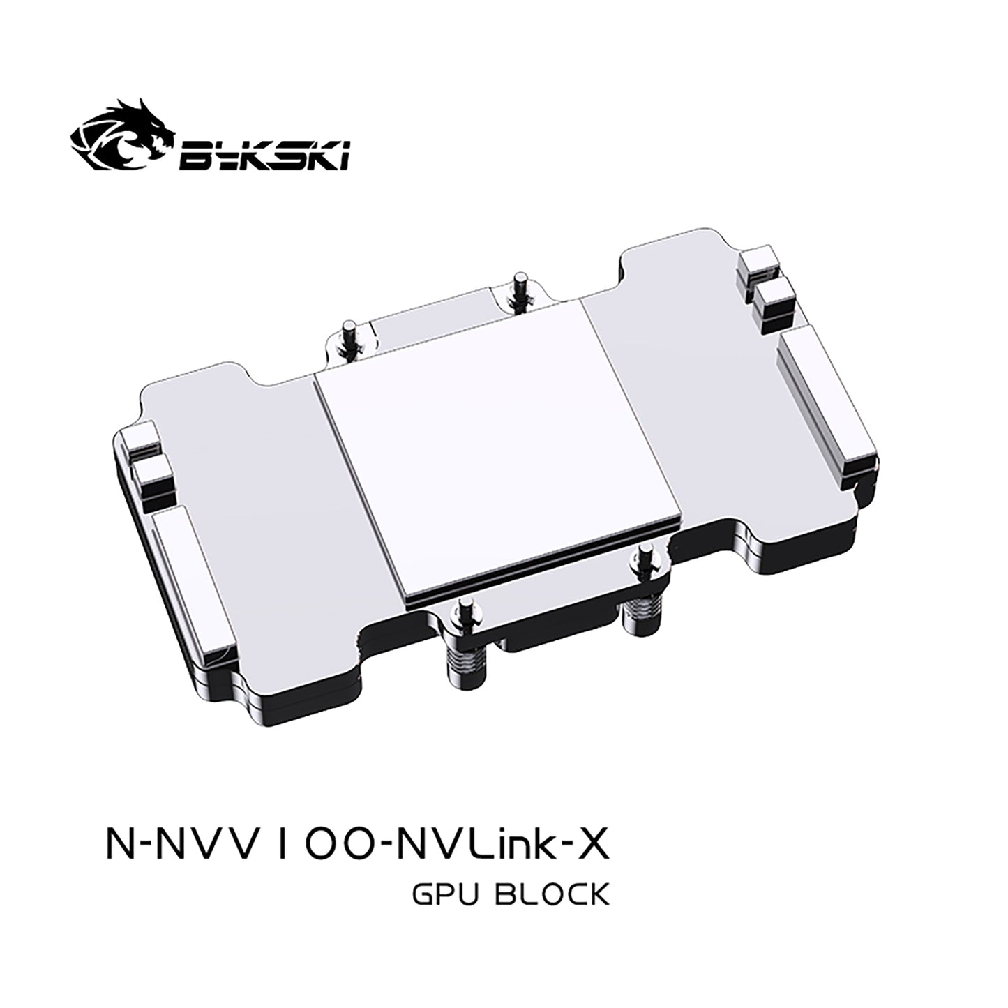 Bykski GPU Water Cooling Block For N-NVV100-NVLink-X Gaming, Graphics Card Liquid Cooler System,N-NVV100-NVLink-X