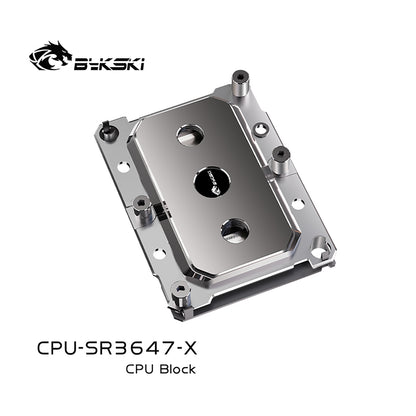 Bykski CPU block for Intel LGA3647 Server, AI Cloud Server, Water Cooling Cooler CPU-SR3647-X