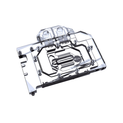 Bykski GPU Water Block For Colorful RTX 4060 Ti Ultra W DUO / Mini , Full Cover With Backplate PC Water Cooling Cooler, N-IG4060TIULDUO-X