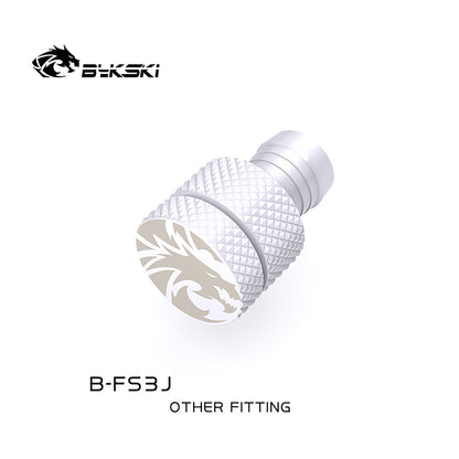 Bykski For 10x13/10x16 Soft Tube Drain Fittings, Used For Water System Bottom To Drain Coolant, B-FS3J