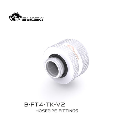 Bykski Soft Tube Fittings, G1/4" Fittings For 13x19mm 10x16mm 10x13mm  Soft Tubes, B-FT4-TK-V2 B-FT3-TK-V2 B-FT3-TN-V2