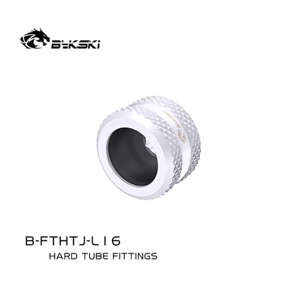 Anti-Off Type Hard Tube Fitting Bykski With Enhanced Silicone G1/4" Adapter For OD12mm / OD14mm / OD16mm Rigid Pipe Component, B-FTHTJ-L12 B-FTHTJ-L14 B-FTHTJ-L16