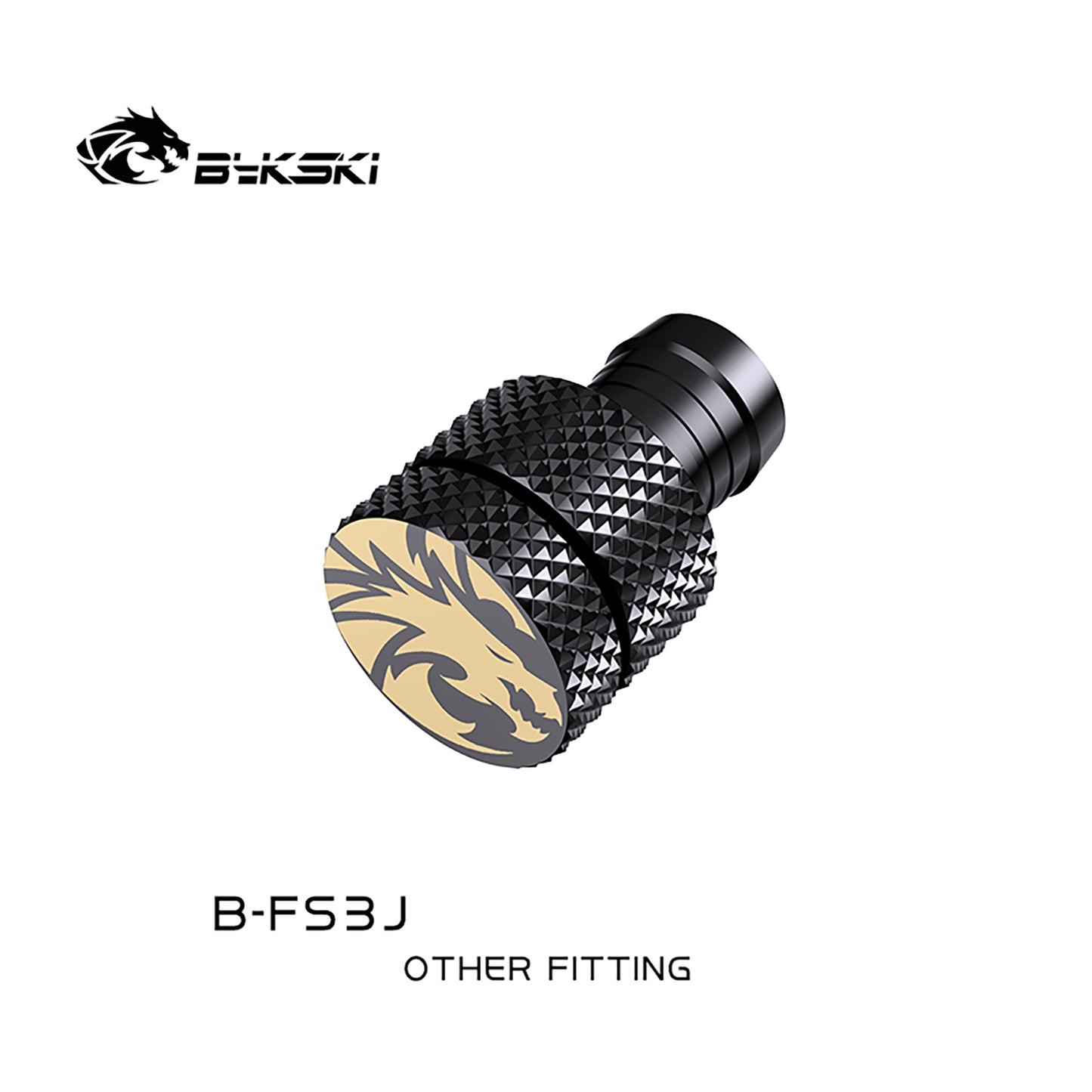 Bykski For 10x13/10x16 Soft Tube Drain Fittings, Used For Water System Bottom To Drain Coolant, B-FS3J