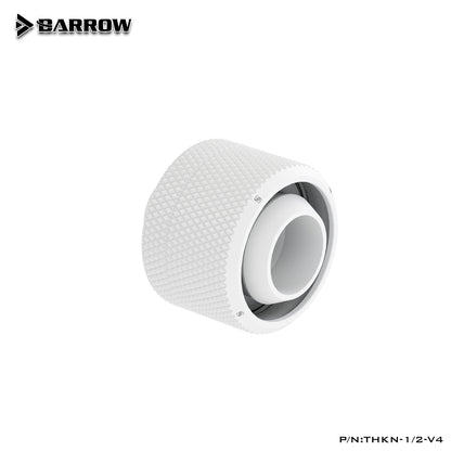 Barrow 13x19mm Soft Tube Fitting, 1/2"ID*3/4"OD G1/4" Compression Connector, Water Cooling Soft Tubing Compression Adapter, THKN-1/2-V4