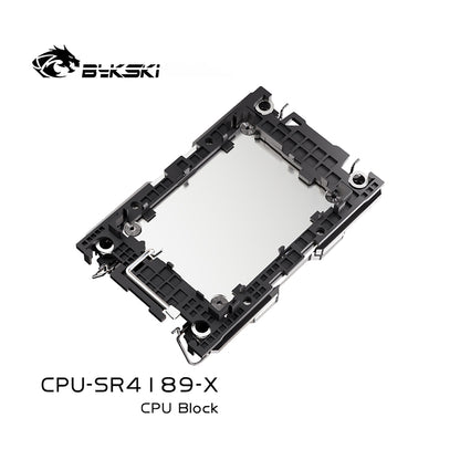 Bykski CPU block for Intel LGA4189 Server, AI Cloud Server, Water Cooling Cooler, CPU-SR4189-X