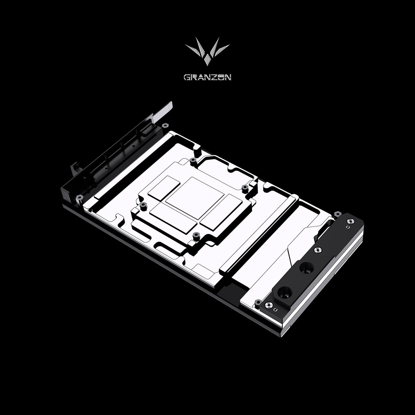 Granzon Full Armor GPU Block For PNY GeForce RTX 4080 16GB, Full Coverage Full Wrap Cooling Armor, Bykski Premium Sub-Brand High Quality Series GPU Water Cooling Cooler, GBN-PNY4080VERTO