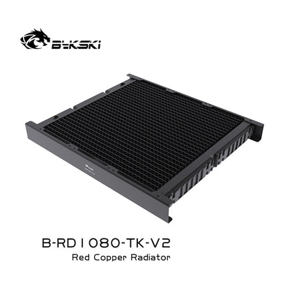 Bykski 1080 Copper Radiator High-performance Heat Dissipation 46mm Thickness for 12cm Fan Cooler, B-RD1080-TK-V2