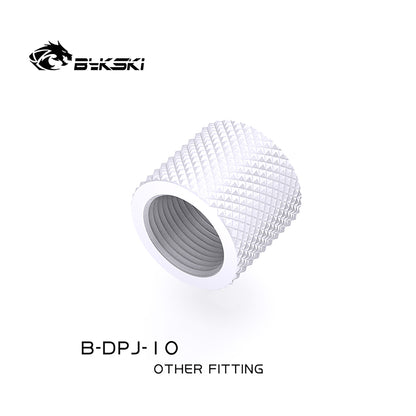 Bykski 10mm Female To Female Fittings, Boutique Diamond Pattern, Multiple Color G1/4 Female To Female Fittings, B-DPJ-10