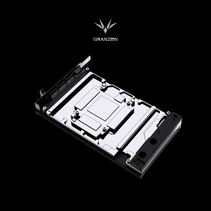 Granzon Full Armor GPU Block For Nvidia RTX 4090 Founders Edition AIC/ Metal Master Glare, Full Coverage Full Wrap Cooling Armor, GBN-RTX4090H