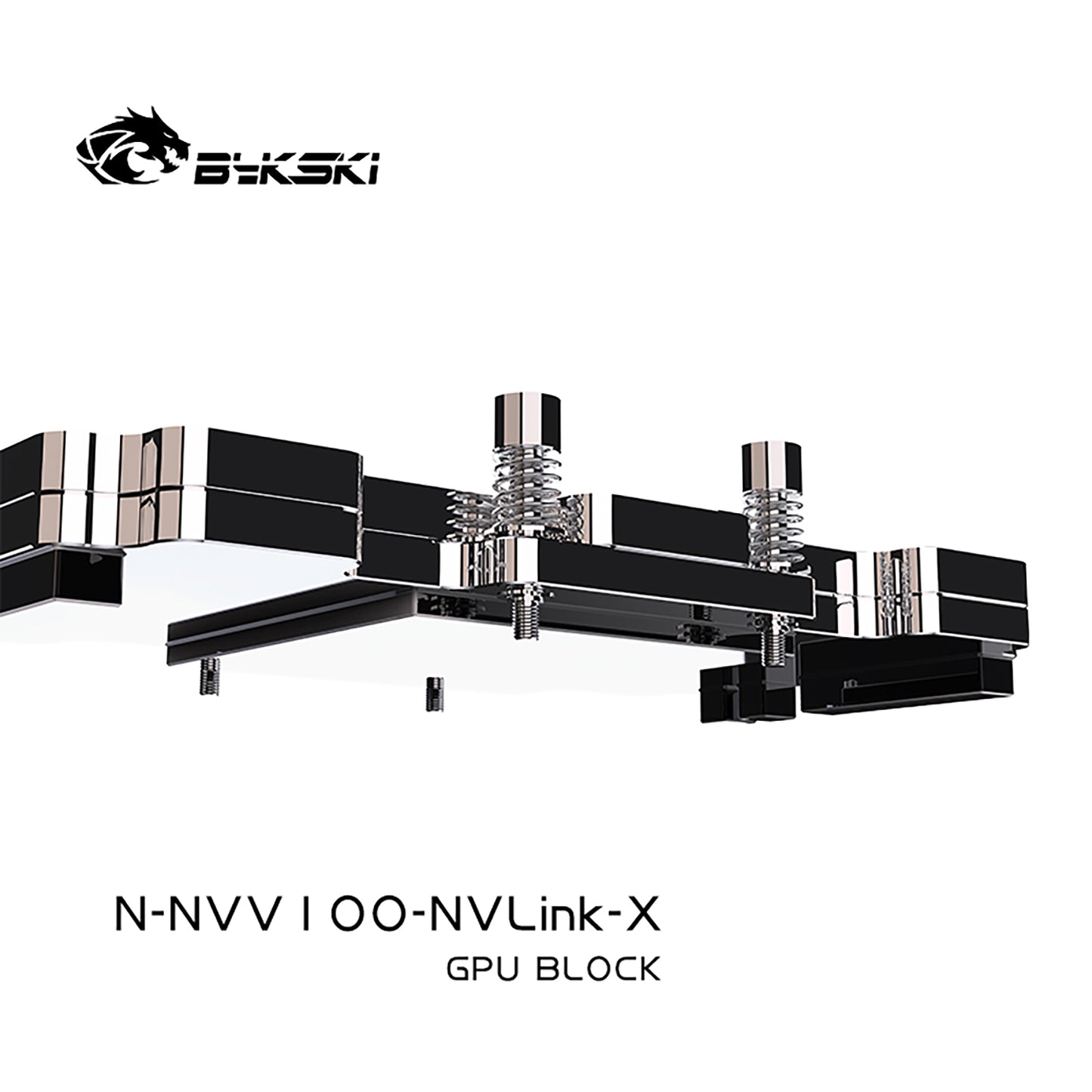 Bykski GPU Water Cooling Block For N-NVV100-NVLink-X Gaming, Graphics Card Liquid Cooler System,N-NVV100-NVLink-X