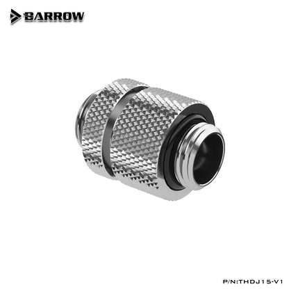 Barrow Blanc Noir Argent Or G1/4" Connecteurs rotatifs mâle à mâle / Extender (15-16,5 mm) Système de refroidissement par eau PC THDJ15-V1