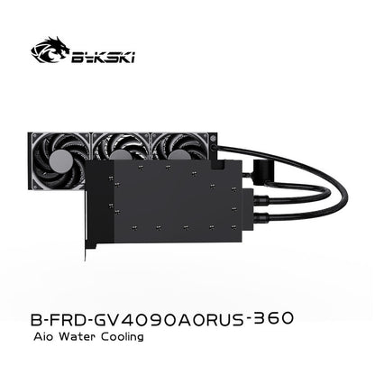 Bykski All-in-one GPU water cooling, For GIGABYTE RTX 4090, Water Cooling System Liquid Cooler,120 240 360 Radiator, B-FRD-GV4090AORUS