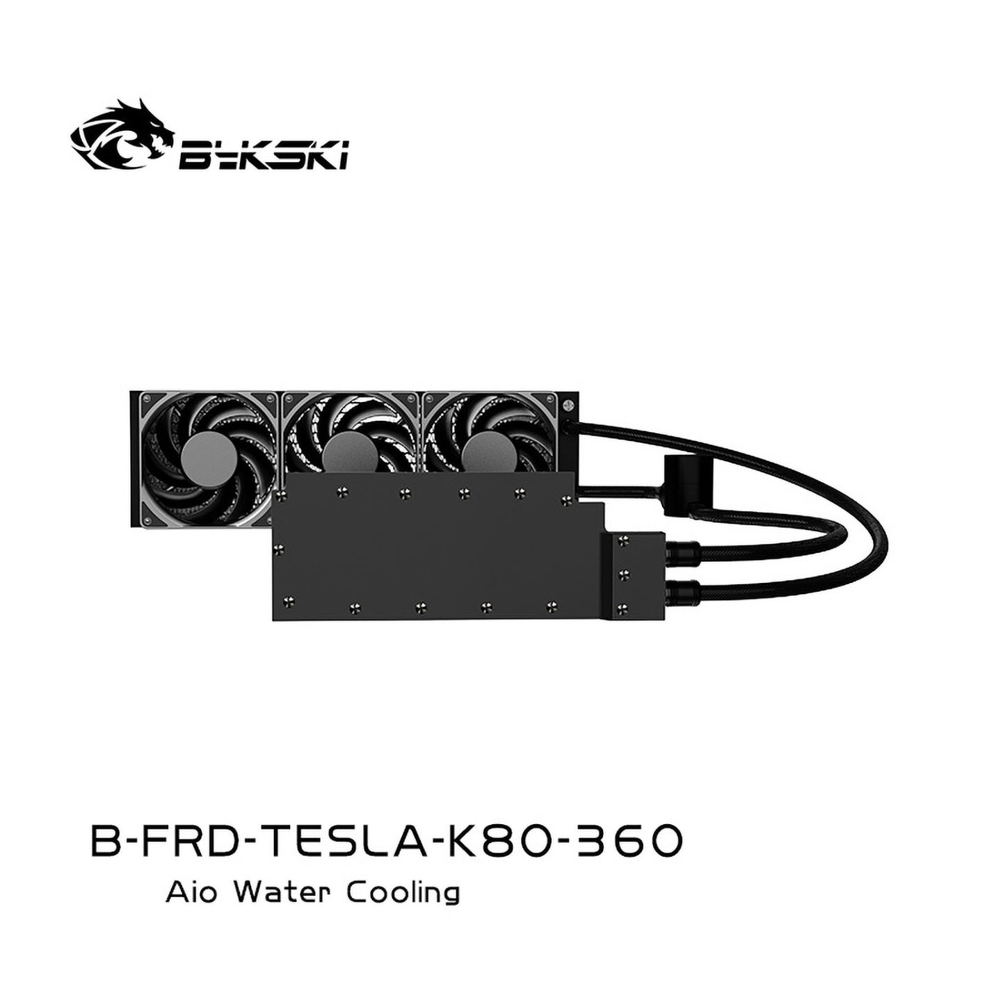 Bykski All-in-one GPU water cooling, For Leadtek TESLA K80M, Water Cooling System Liquid Cooler,120 240 360 Radiator, B-FRD-TESLA-K80