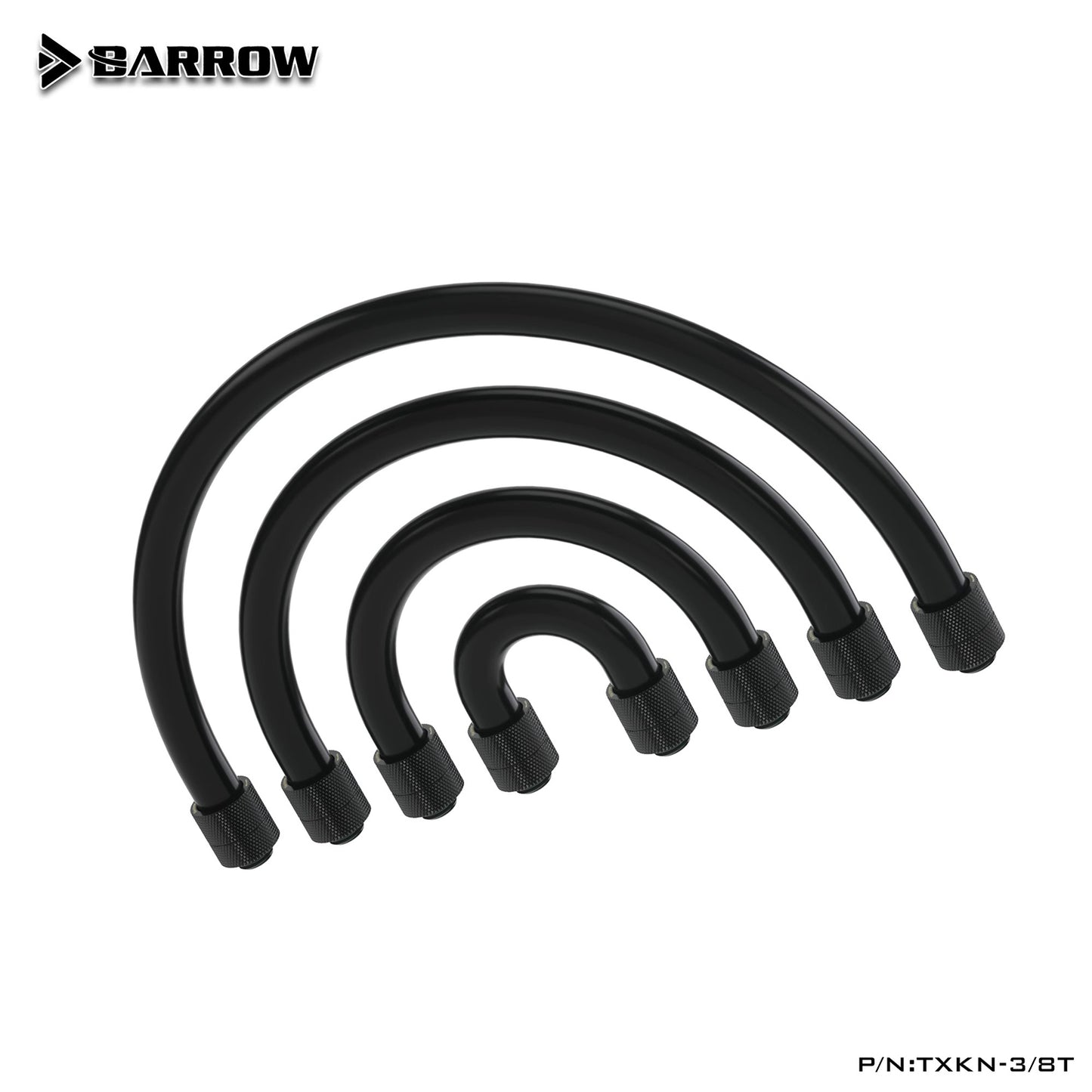 Barrow Soft Tube, 10X13 10x16mm, Hose For Computer Water Cooling System, CPU GPU Cooler Tube, TXKN-3/8T TXKN-3/8H01T