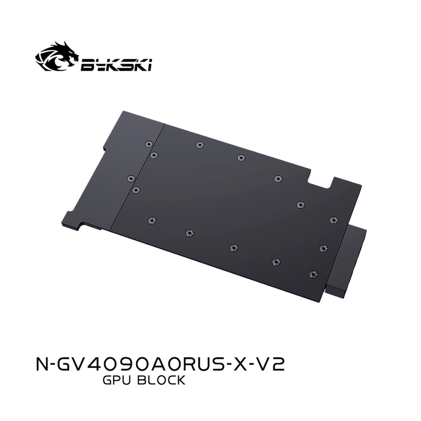 Bykski GPU Water Block For Gigabyte Aorus RTX 4090 Master 24G / Gaming OC 24G, High Heat Resistance Material POM + Full Metal Construction With Backplate PC Water Cooling Cooler, N-GV4090AORUS-X-V2