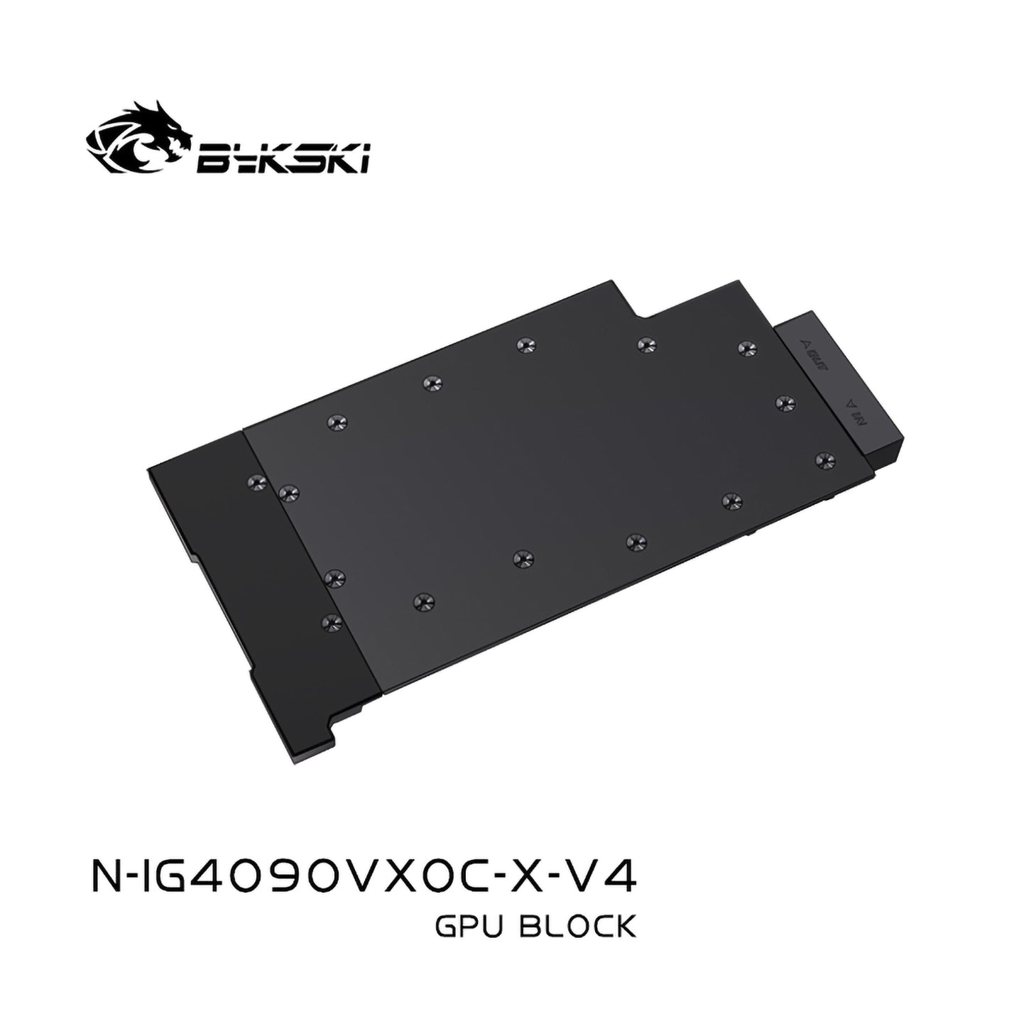 Bykski GPU Block For Colorful RTX 4090 D, High Heat Resistance Material POM + Full Metal Construction, With Backplate Full Cover GPU Water Cooling Cooler Radiator Block, N-IG4090VXOC-X-V4