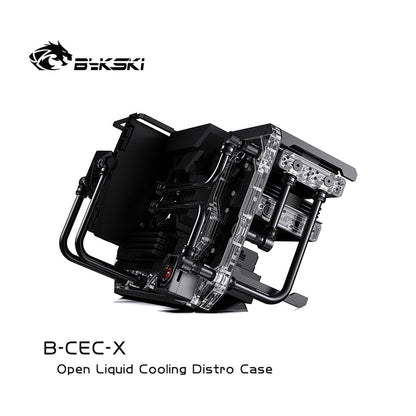 Bykski Open Waterway Chassis, All-aluminum Chassis Frame DIY Display Vertical And Horizontal Dual-use, B-CEC-X