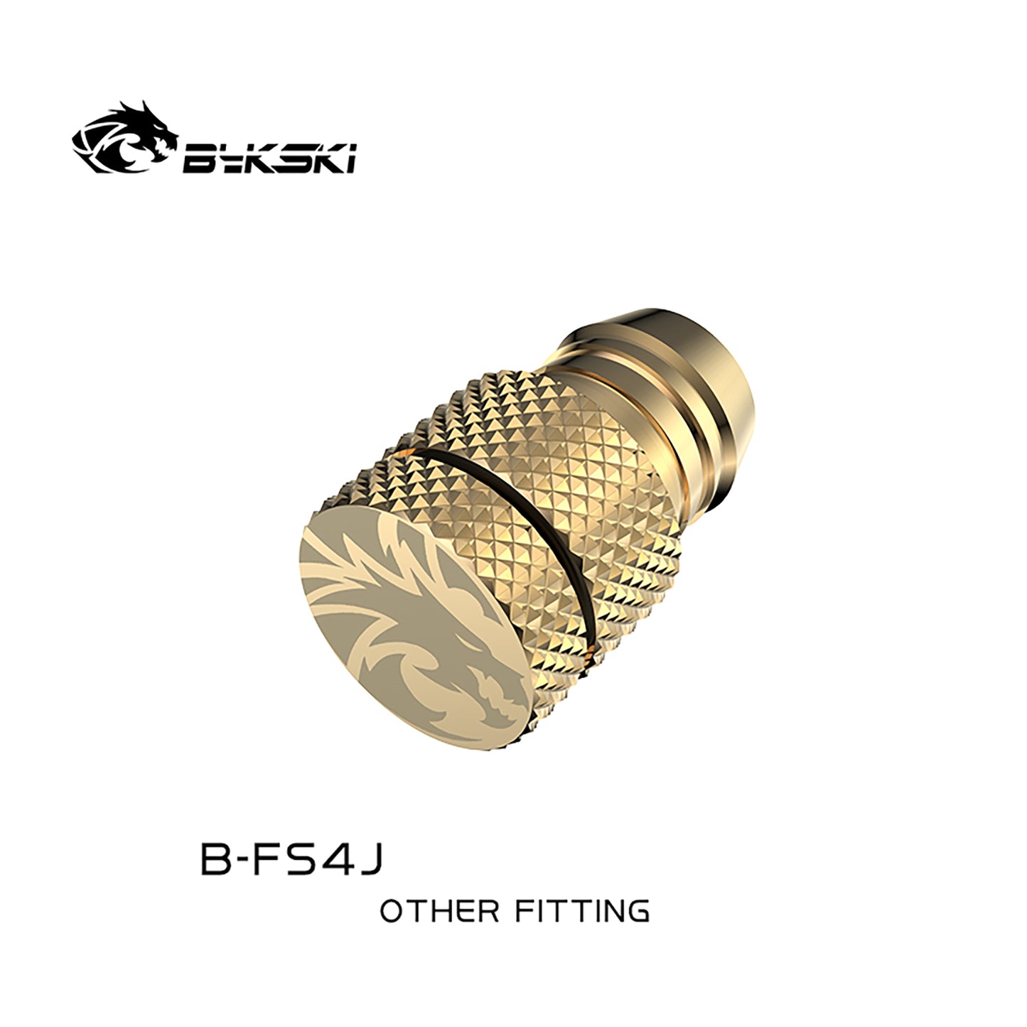 Bykski For 13x19 Soft Tube Drain Fittings, Used For Water System Bottom To Drain Coolant, B-FS4J