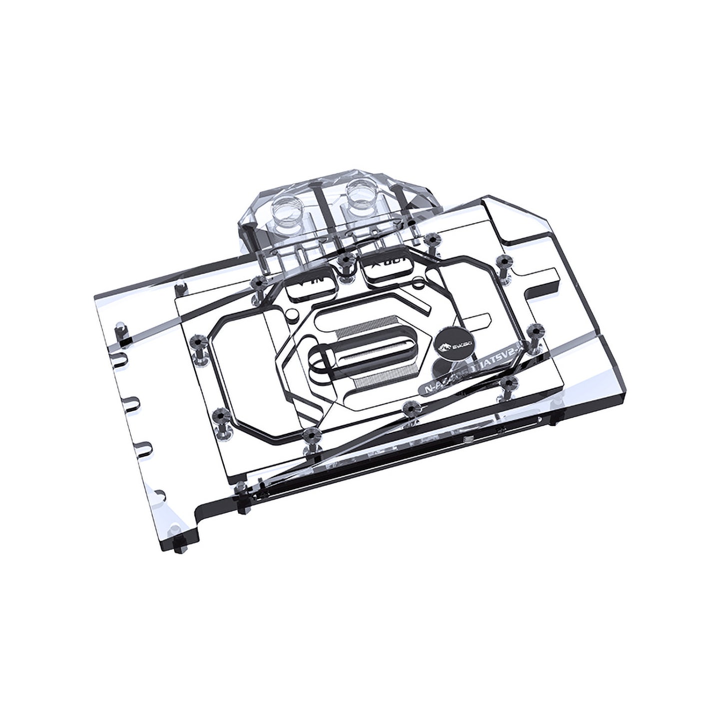 Bykski GPU Water Block For Asus ATS RTX 4060 Ti O8G Gaming V2 , Full Cover With Backplate PC Water Cooling Cooler, N-AS4060TIATSV2-X-V2