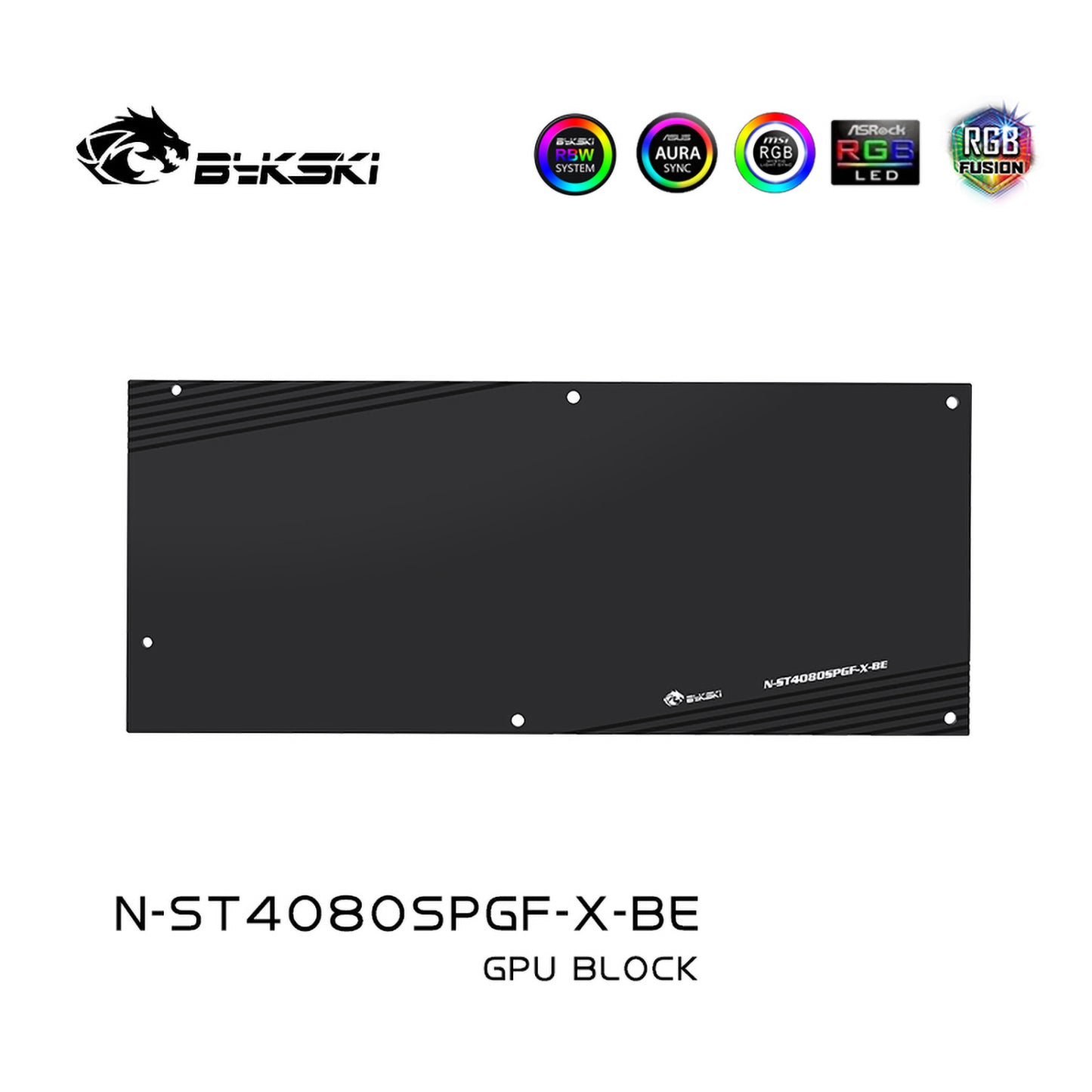 Bykski GPU Water Block For Zotac RTX 4080 Super-16GB PGF OC, Full Cover With Backplate PC Water Cooling Cooler, N-ST4080SPGF-X