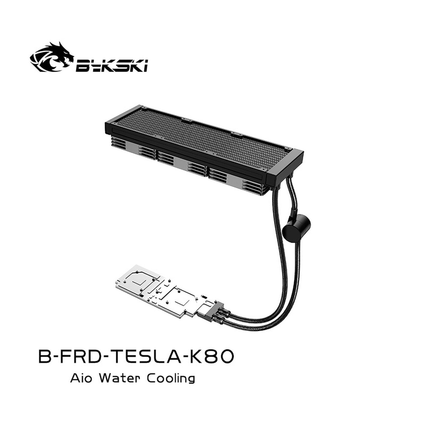 Bykski All-in-one GPU water cooling, For Leadtek TESLA K80M, Water Cooling System Liquid Cooler,120 240 360 Radiator, B-FRD-TESLA-K80