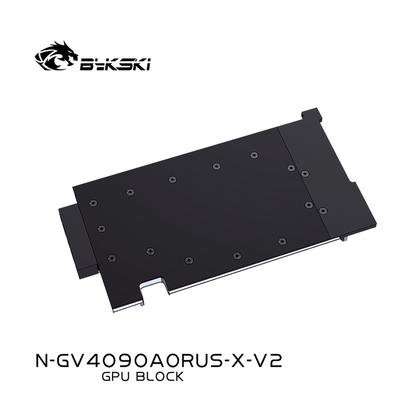 Bykski GPU Water Block For Gigabyte Aorus RTX 4090 Master 24G / Gaming OC 24G, High Heat Resistance Material POM + Full Metal Construction With Backplate PC Water Cooling Cooler, N-GV4090AORUS-X-V2