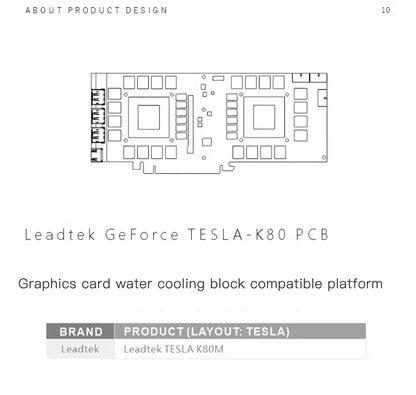 Bykski All-in-one GPU water cooling, For Leadtek TESLA K80M, Water Cooling System Liquid Cooler,120 240 360 Radiator, B-FRD-TESLA-K80