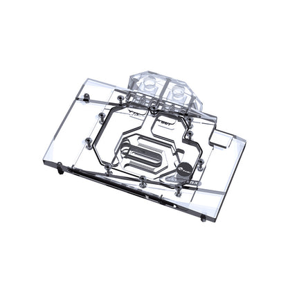 Bykski GPU Water Block For Galax GeForce RTX 4070 Ti Overseas Edition, Full Cover With Backplate PC Water Cooling Cooler,N-GY4070TI-X