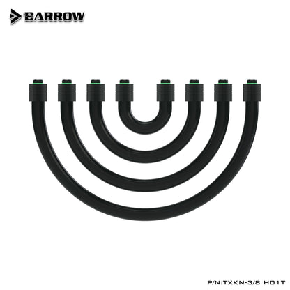 Barrow Soft Tube, 10X13 10x16mm, Hose For Computer Water Cooling System, CPU GPU Cooler Tube, TXKN-3/8T TXKN-3/8H01T