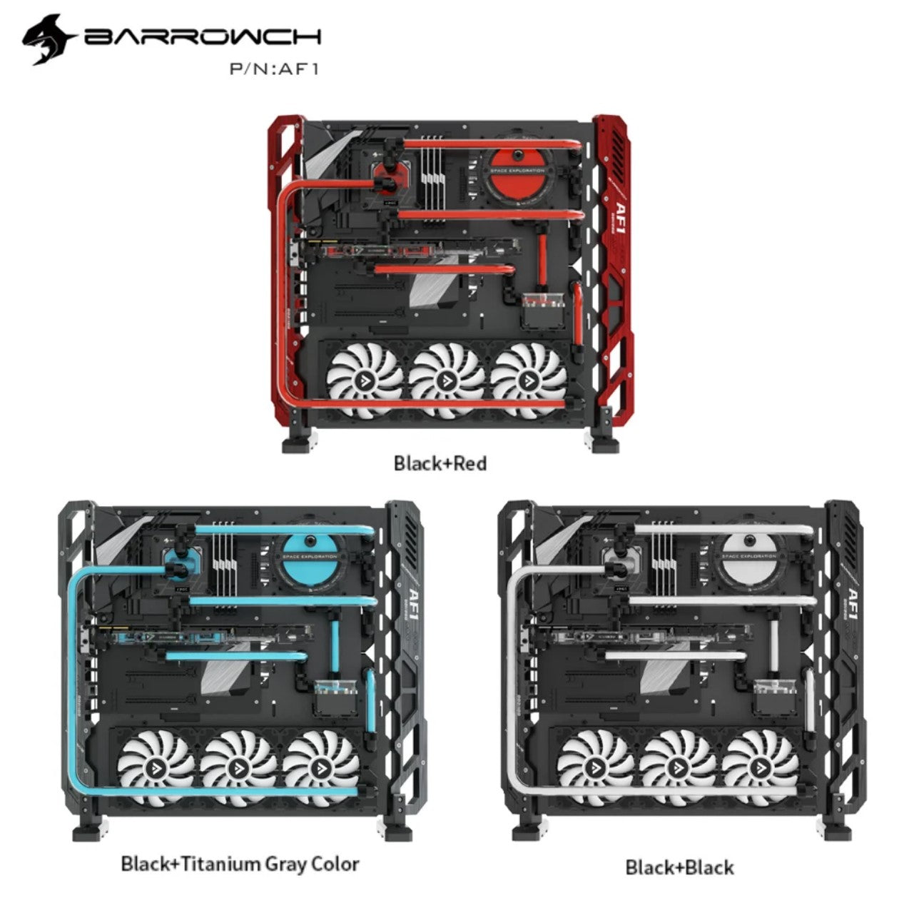 Barrowch AF1 Limited edition Open Case, Aluminum Alloy Multi-cold