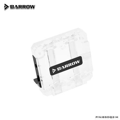 Barrow BSDQ2/BSDQ3, SLI/CF Bridges Water Block, For Barrow Graphics Card Cross Fire, LRC1.0 12v 4pin Lighting