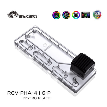 Bykski RGV-PHA-416-P , Waterway Boards For PHANTEKS 416 Case, For Intel CPU Water Block & Single GPU Building