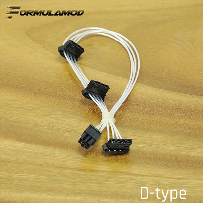 FormulaMod Fm-EVGA-SL, Fully Modular PSU Cables, 18AWG Silver Plated, For EVGA G2 G3 G+ Series Modular PSU