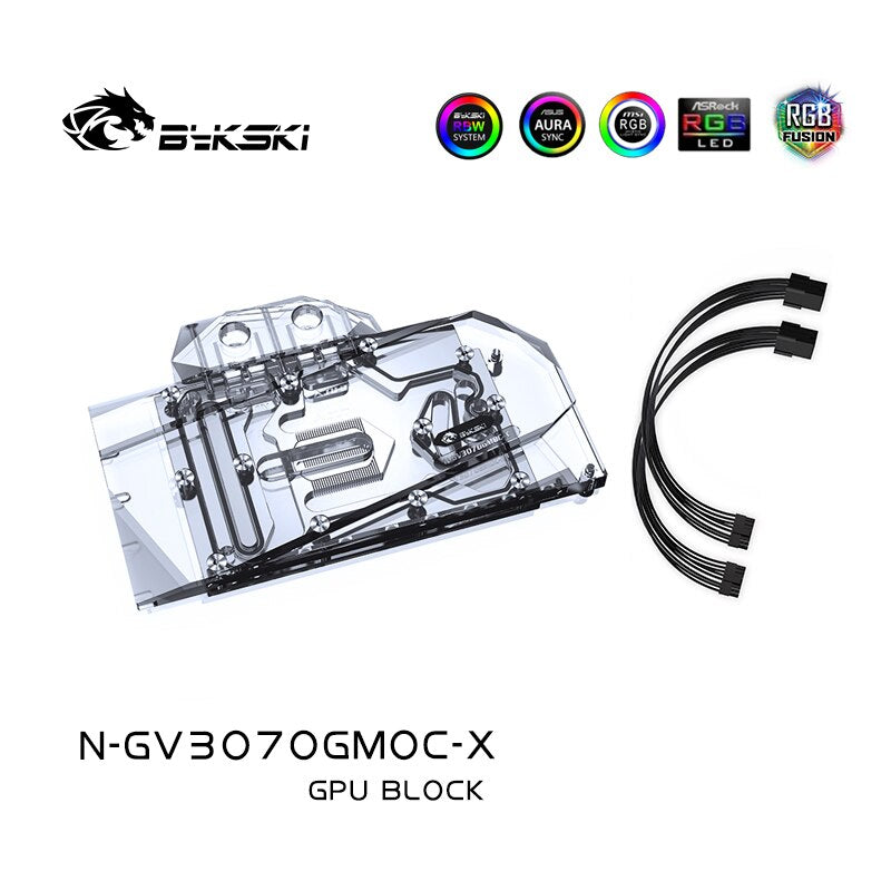 Bykski 3070 GPU Water Cooling Block For Gigabyte GeForce RTX 3070